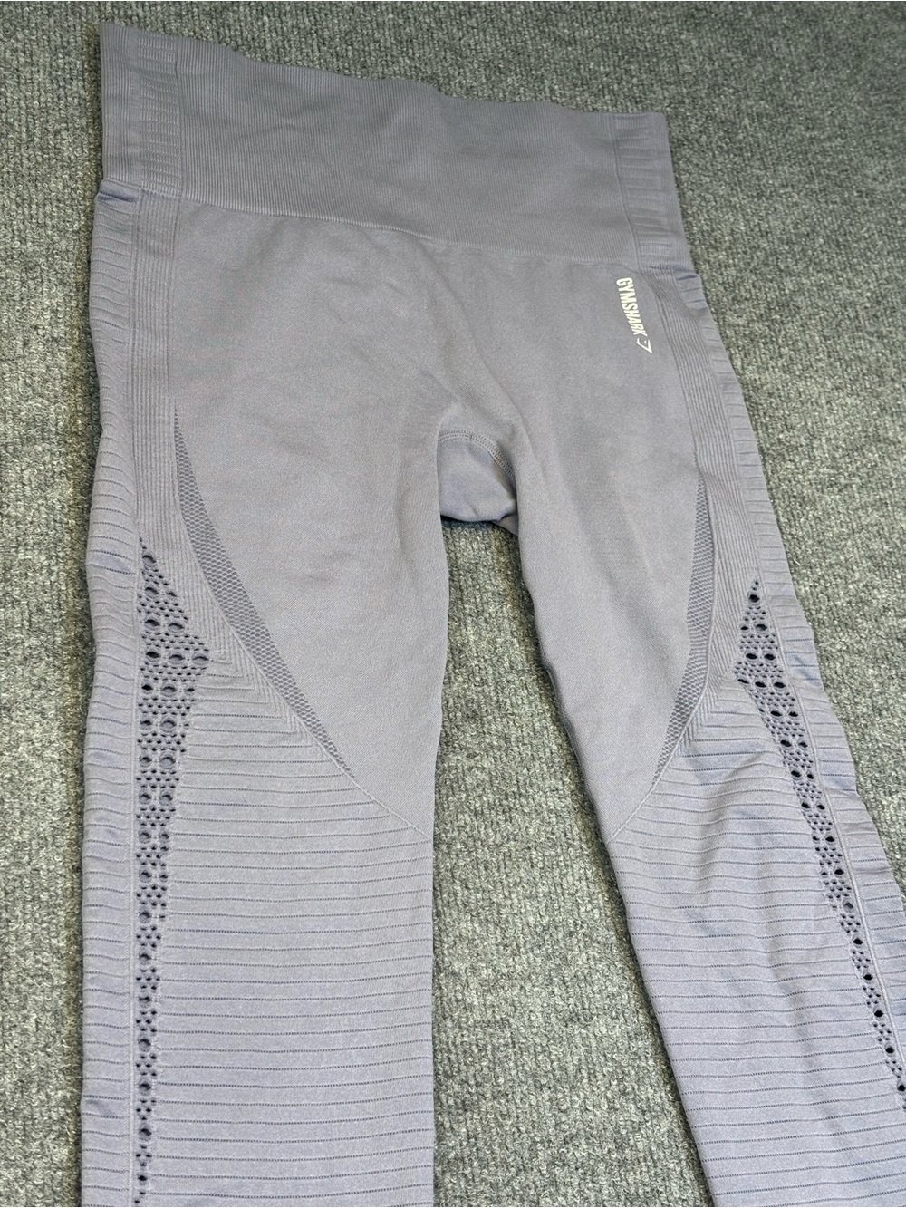 Gymshark Energy Seamless Leggings Lavender Purple High Rise Small EUC - Picture 9 of 14